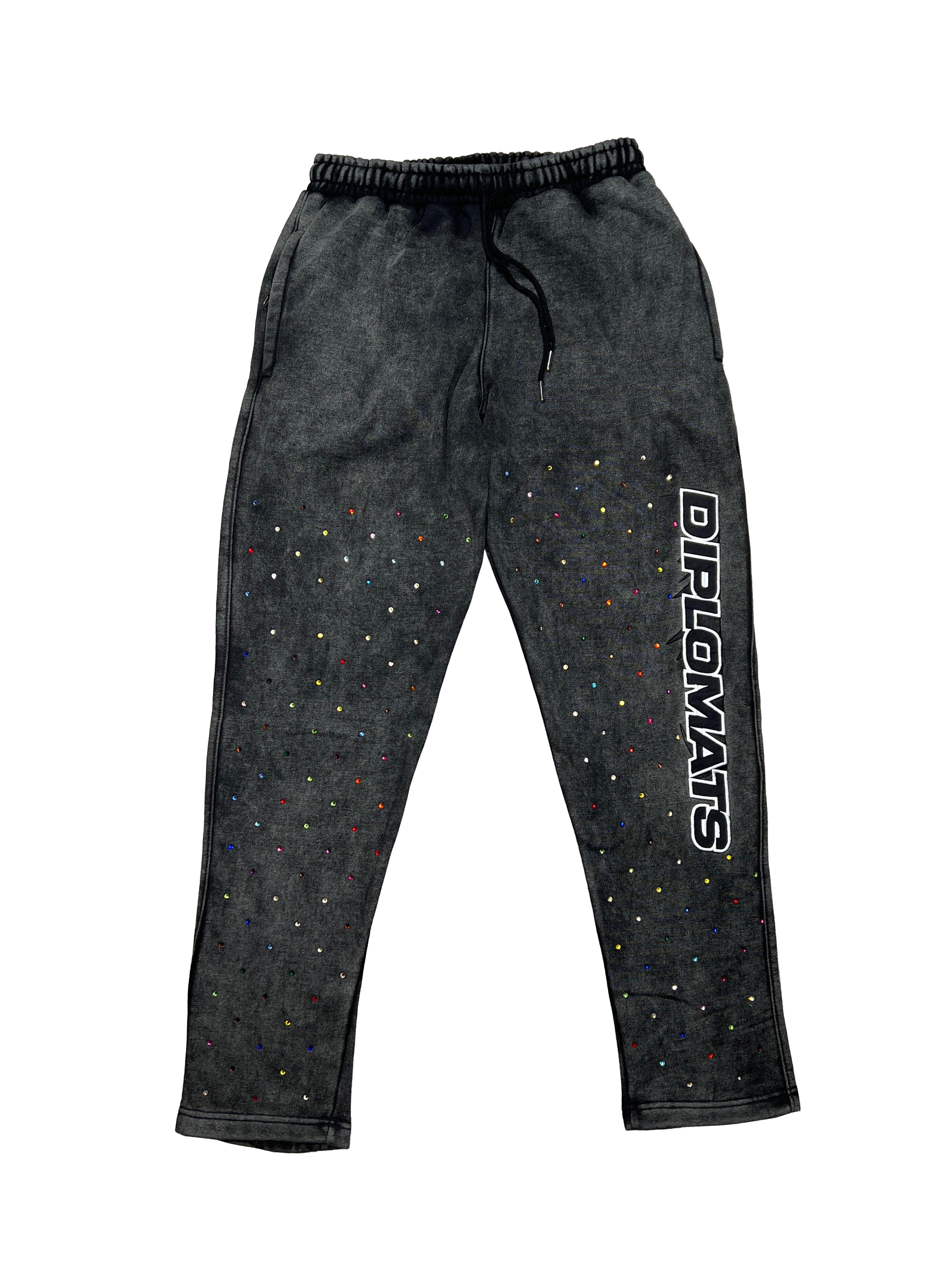 Dipset Eagle Black Washed Sweatsuit