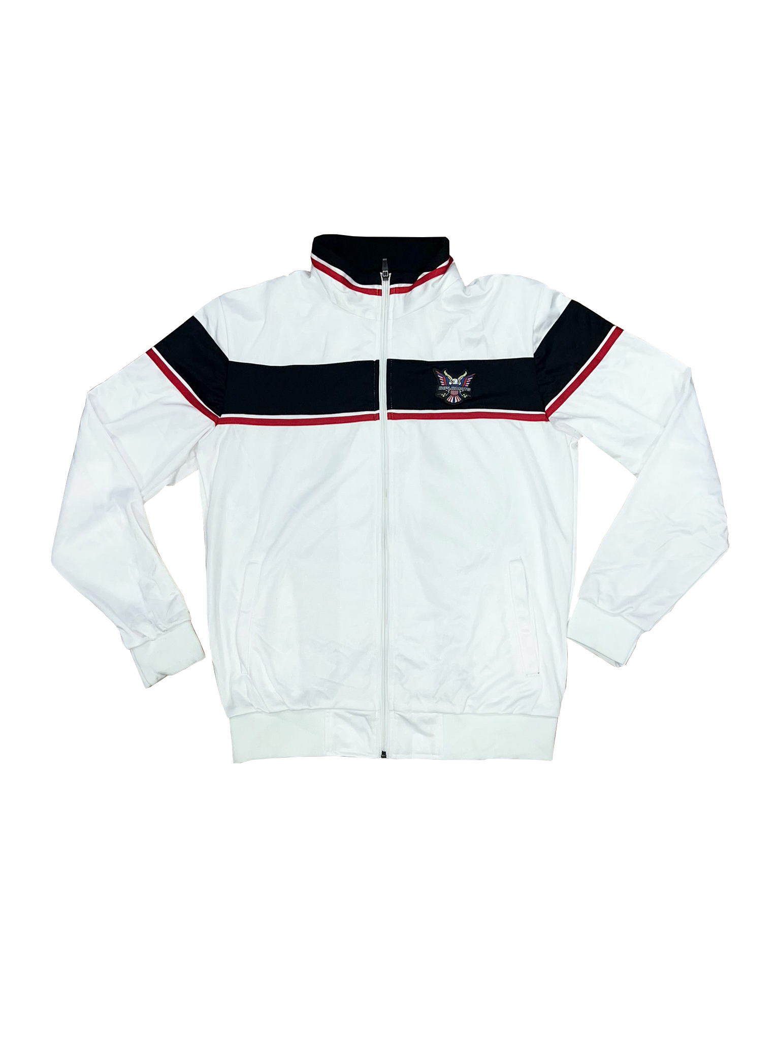 Stripes Dipset Couture White Black Red  Tracksuit
