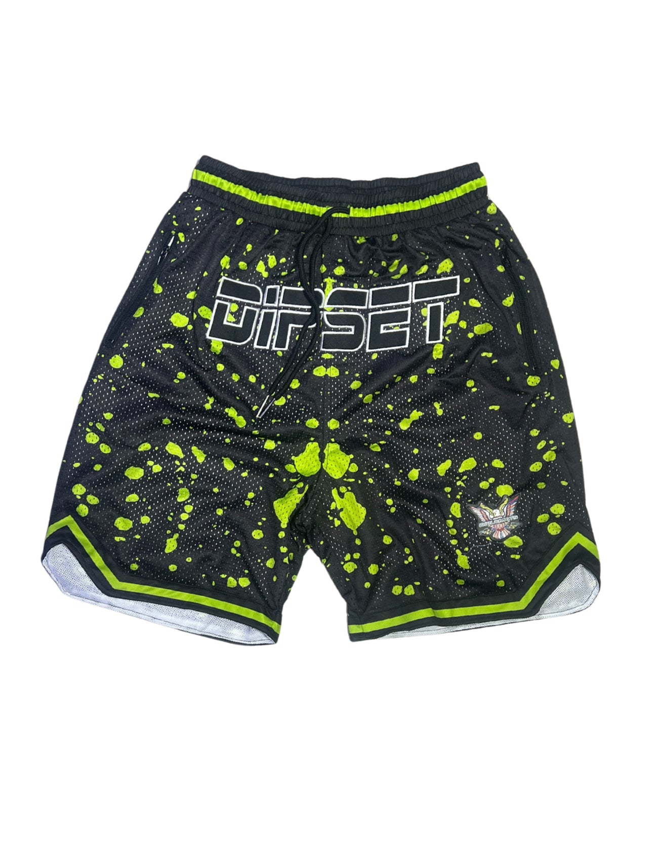 DRIPSET Shorts Black/Neon