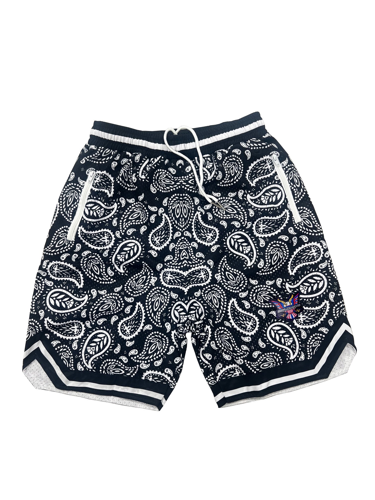 Black Bandana Dipset Couture Shorts