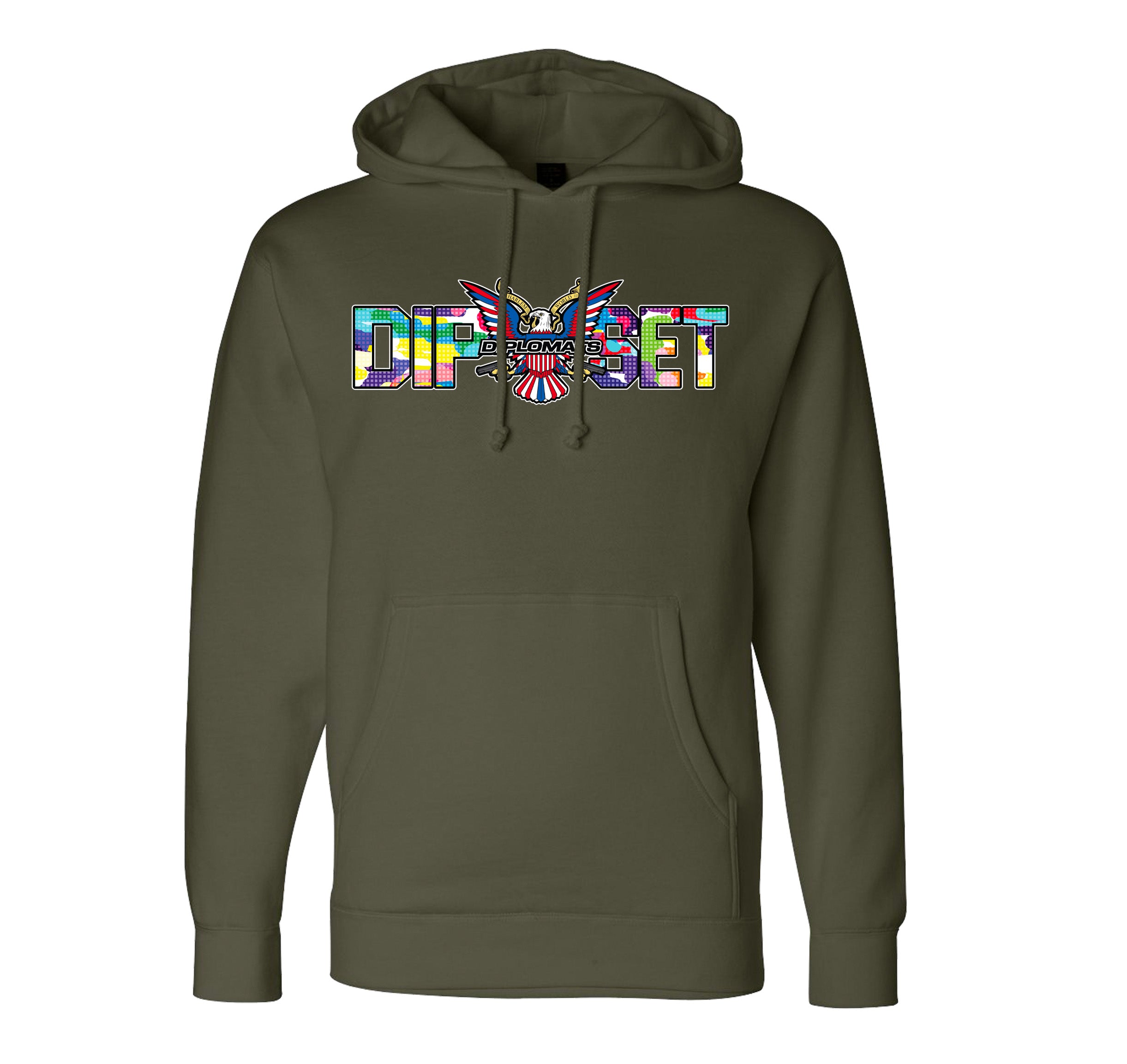 Color Camo Dipset Couture Hoodie
