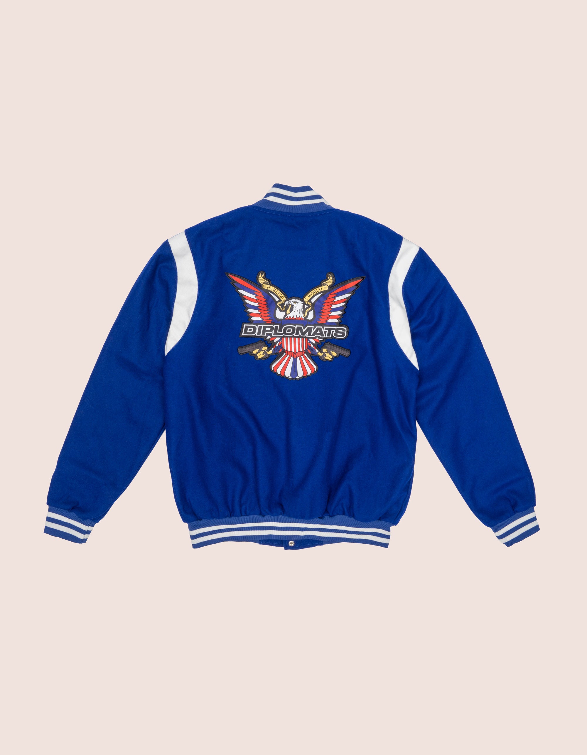 Wool Blue Jacket Dipset Couture