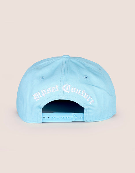 Baby Blue Classic Diplomats Eagle Snapback | DIPSET COUTURE