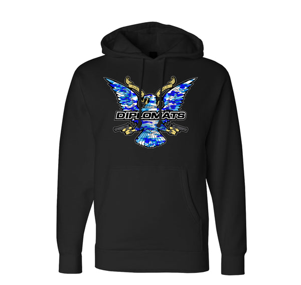 Blue Camo Eagle Hoodie | DIPSET COUTURE