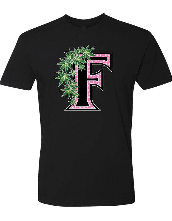 Flee Farms F Pink logo Tshirt