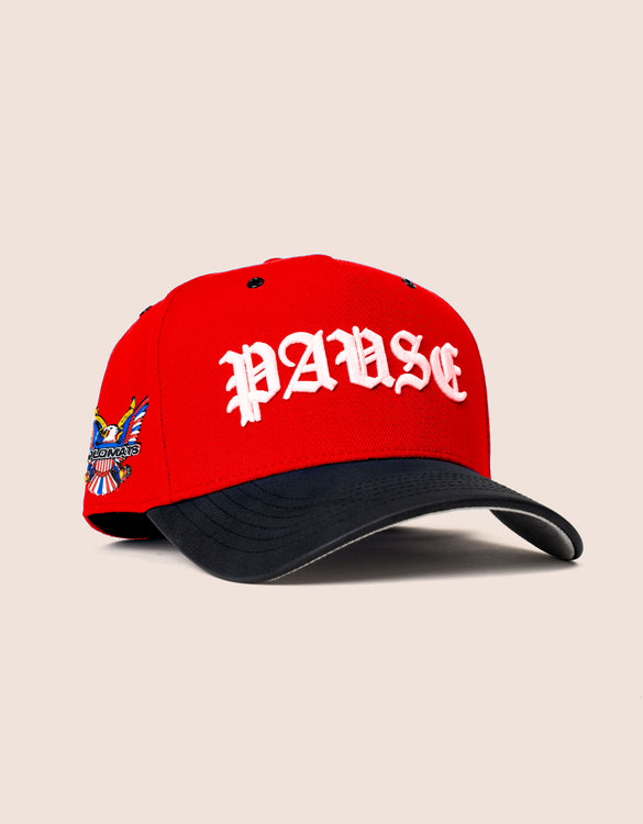 PAUSE Dipset Couture RED Hat