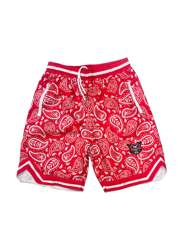 Red Bandana Dipset Couture Shorts
