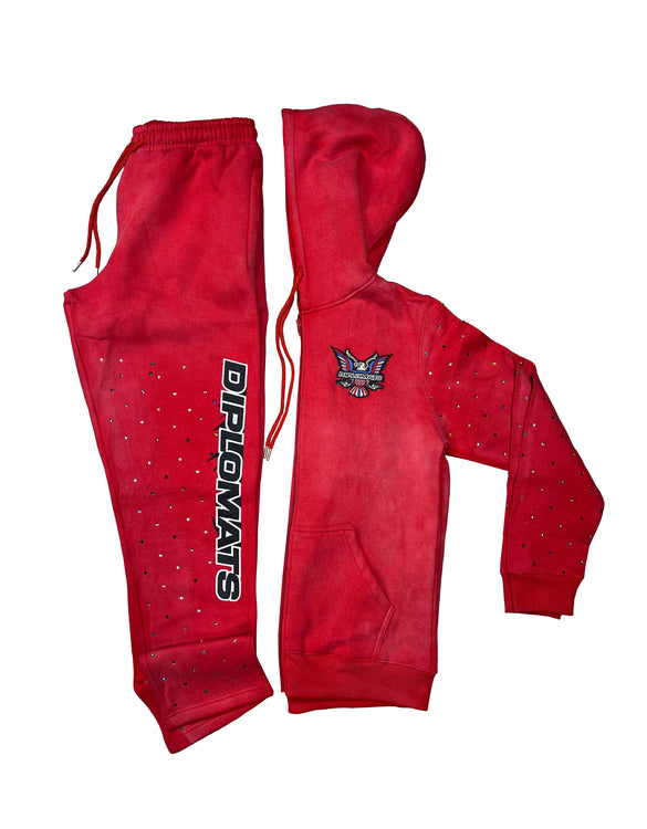 Killa Eagle Red Sweatsuit