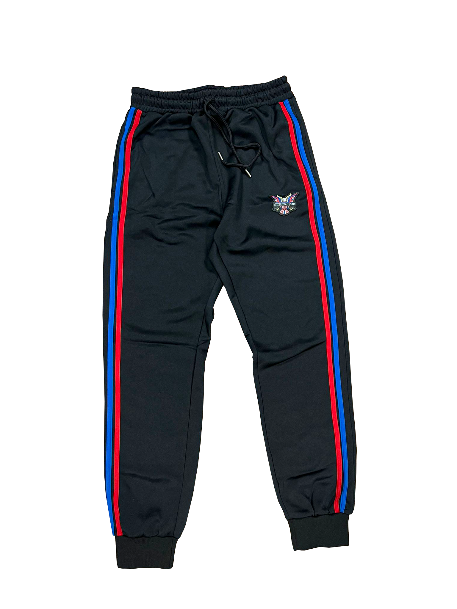 Stripes Dipset Couture Black Red Blue Tracksuit