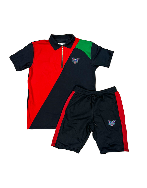 Dipset Couture Black Red Green Summer set