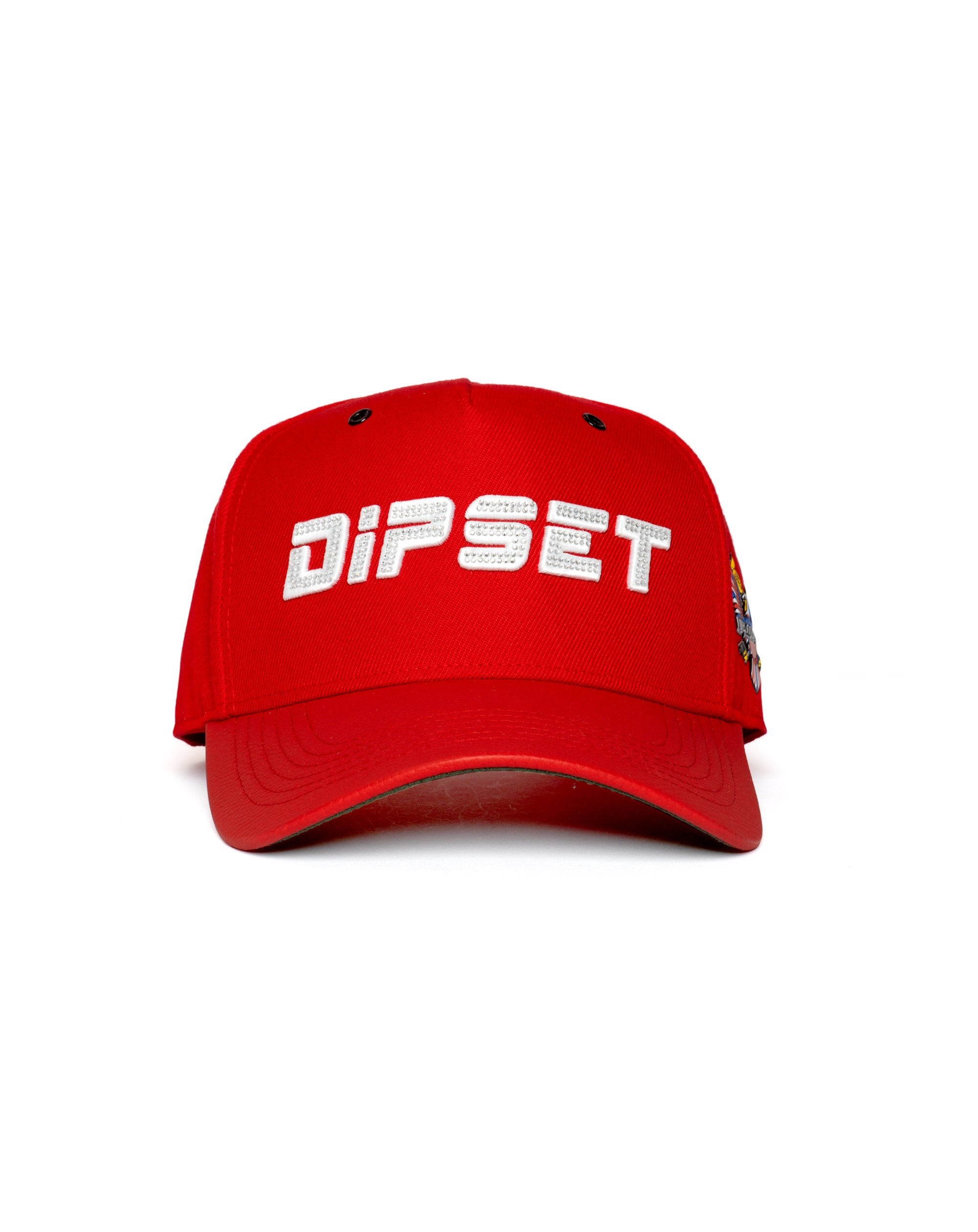 DIPSET COUTURE Bust Down Hat RED