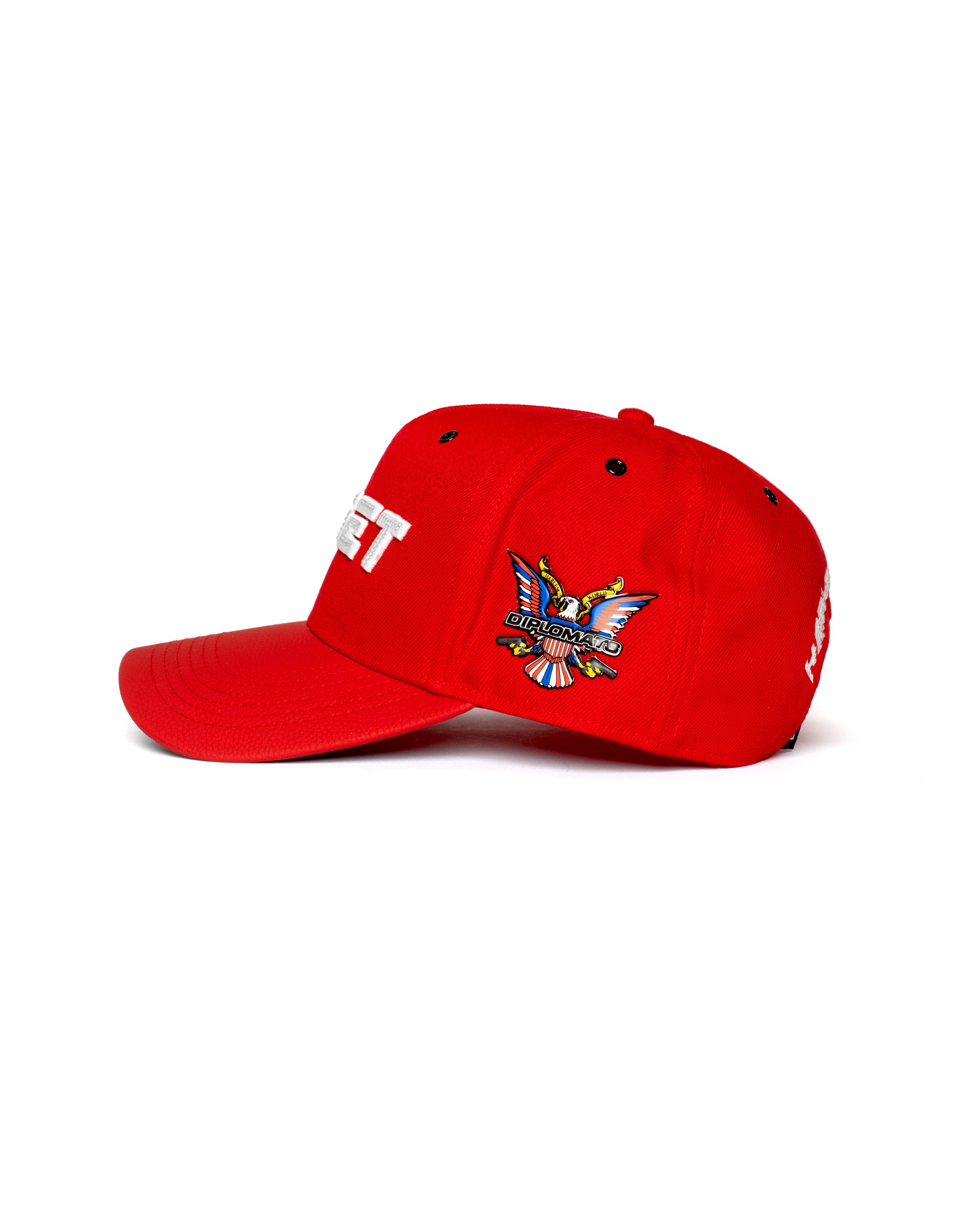 DIPSET COUTURE Bust Down Hat RED