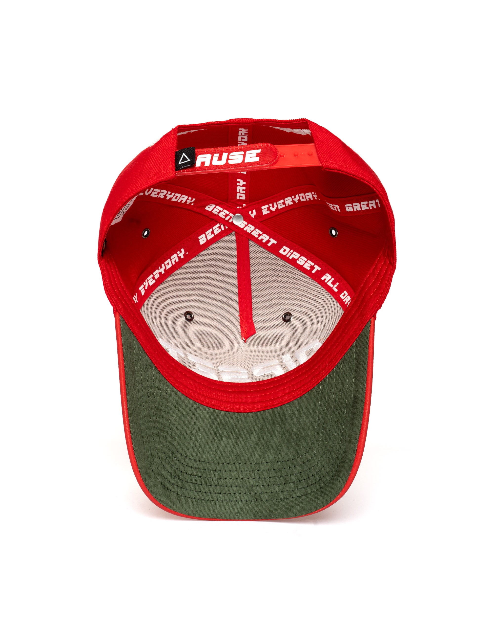 DIPSET COUTURE Bust Down Hat RED