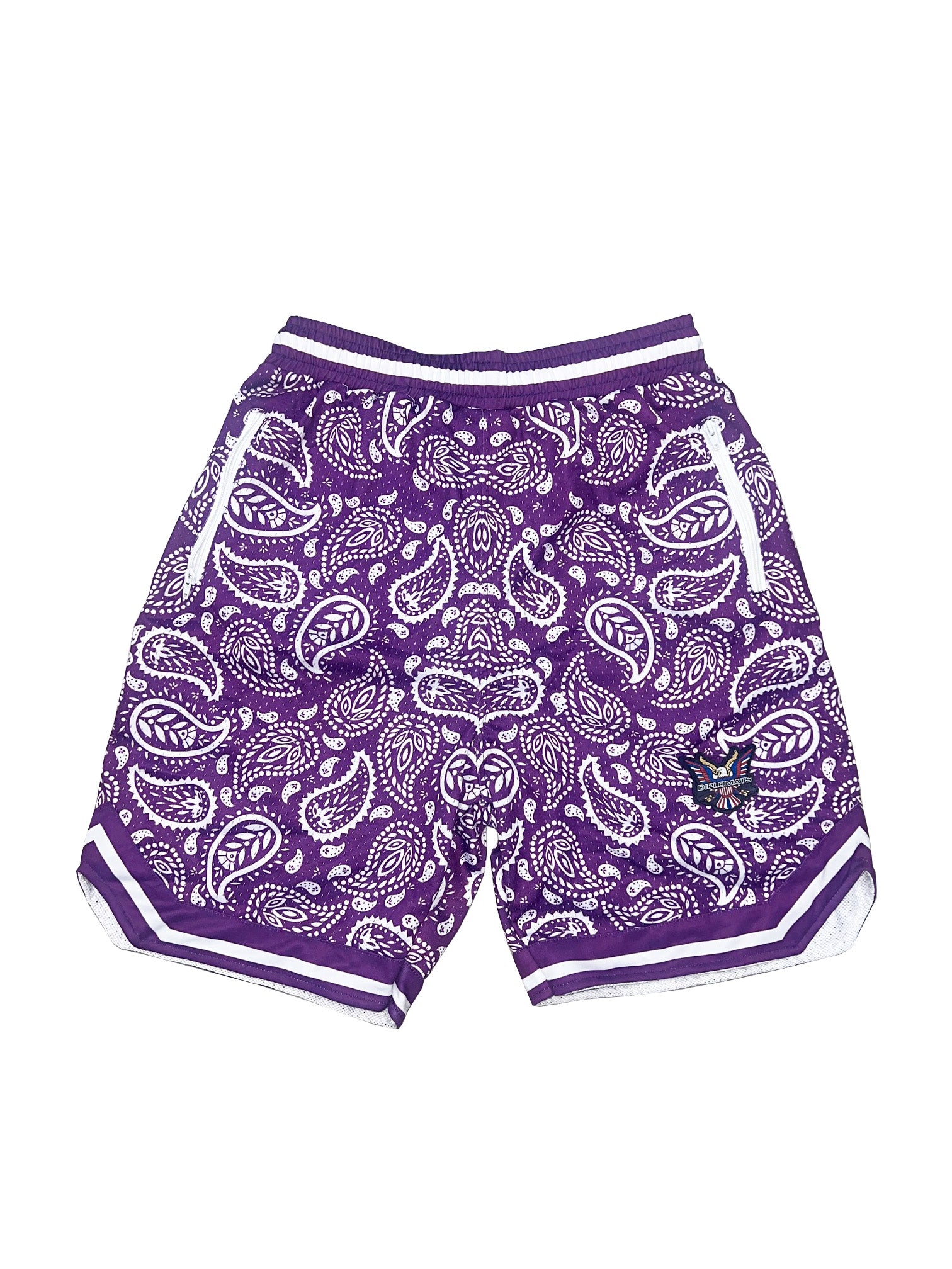 Purple Bandana Dipset Couture Shorts