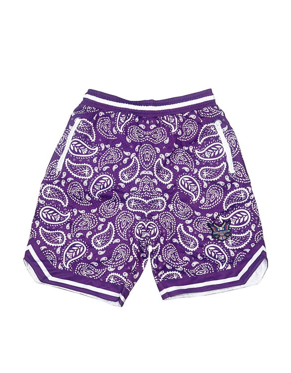 Purple Bandana Dipset Couture Shorts