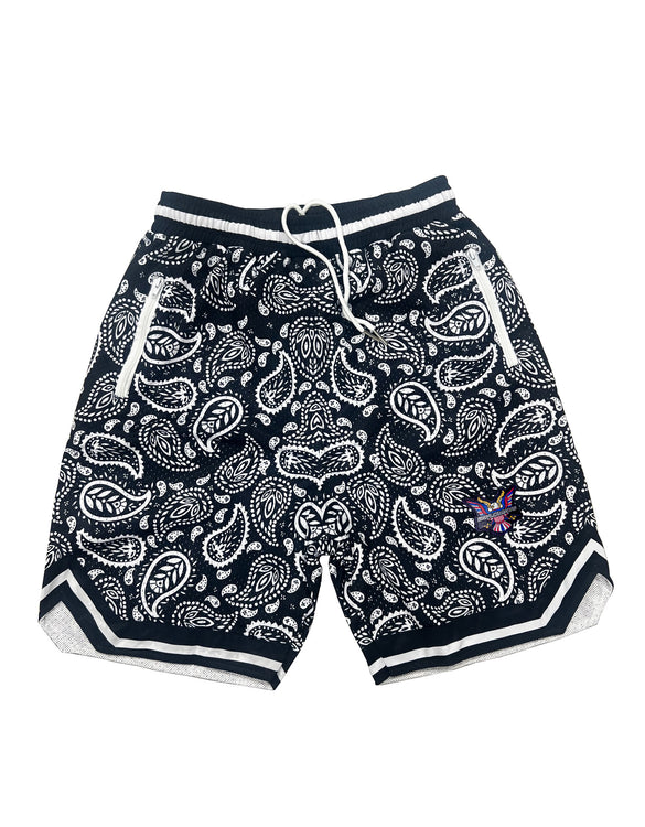 Black Bandana Dipset Couture Shorts