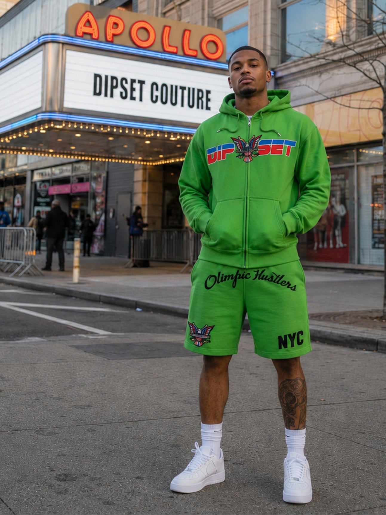 Short Set Green SS26
