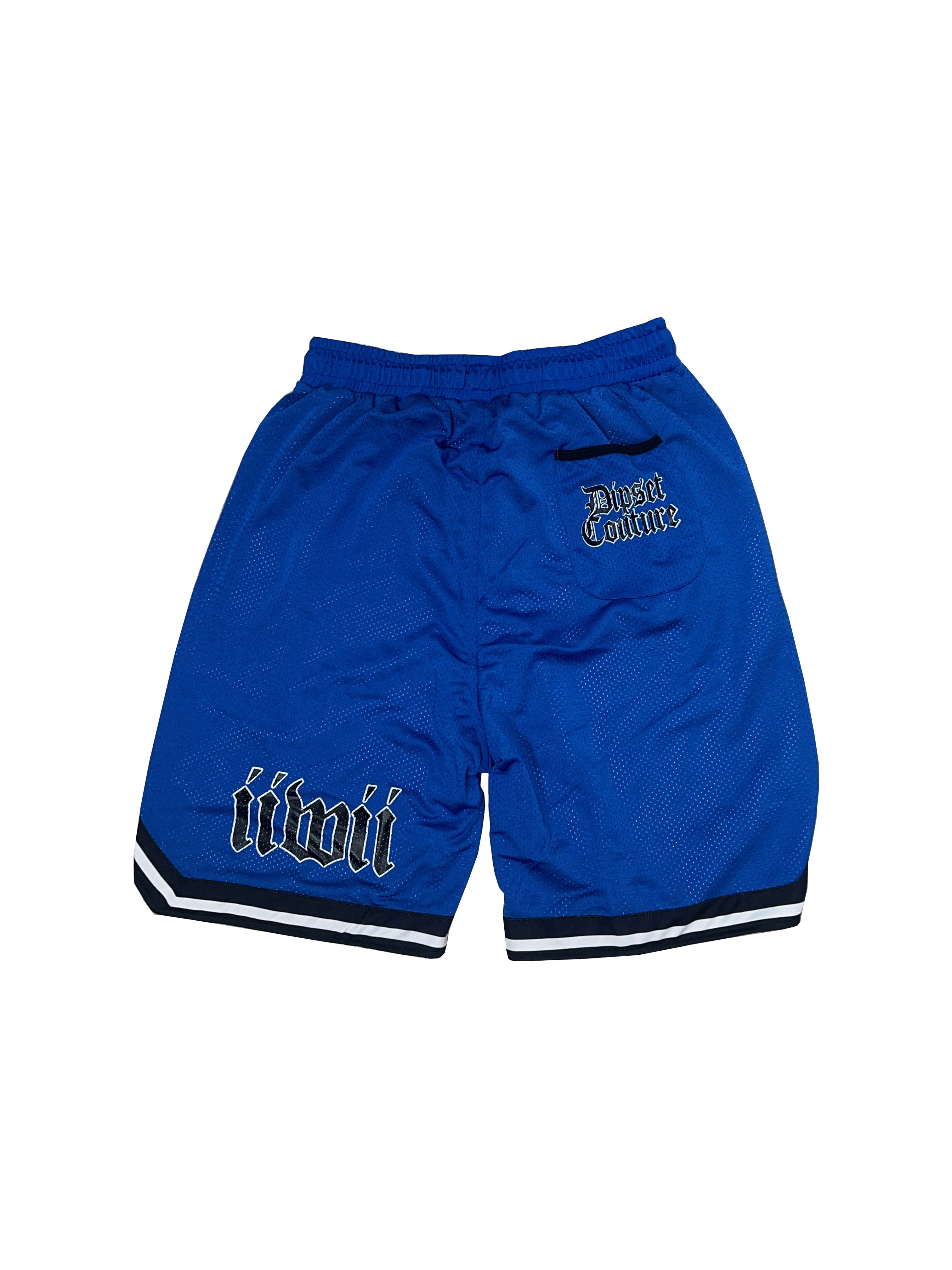 DipSet Couture Puase Shorts Blue