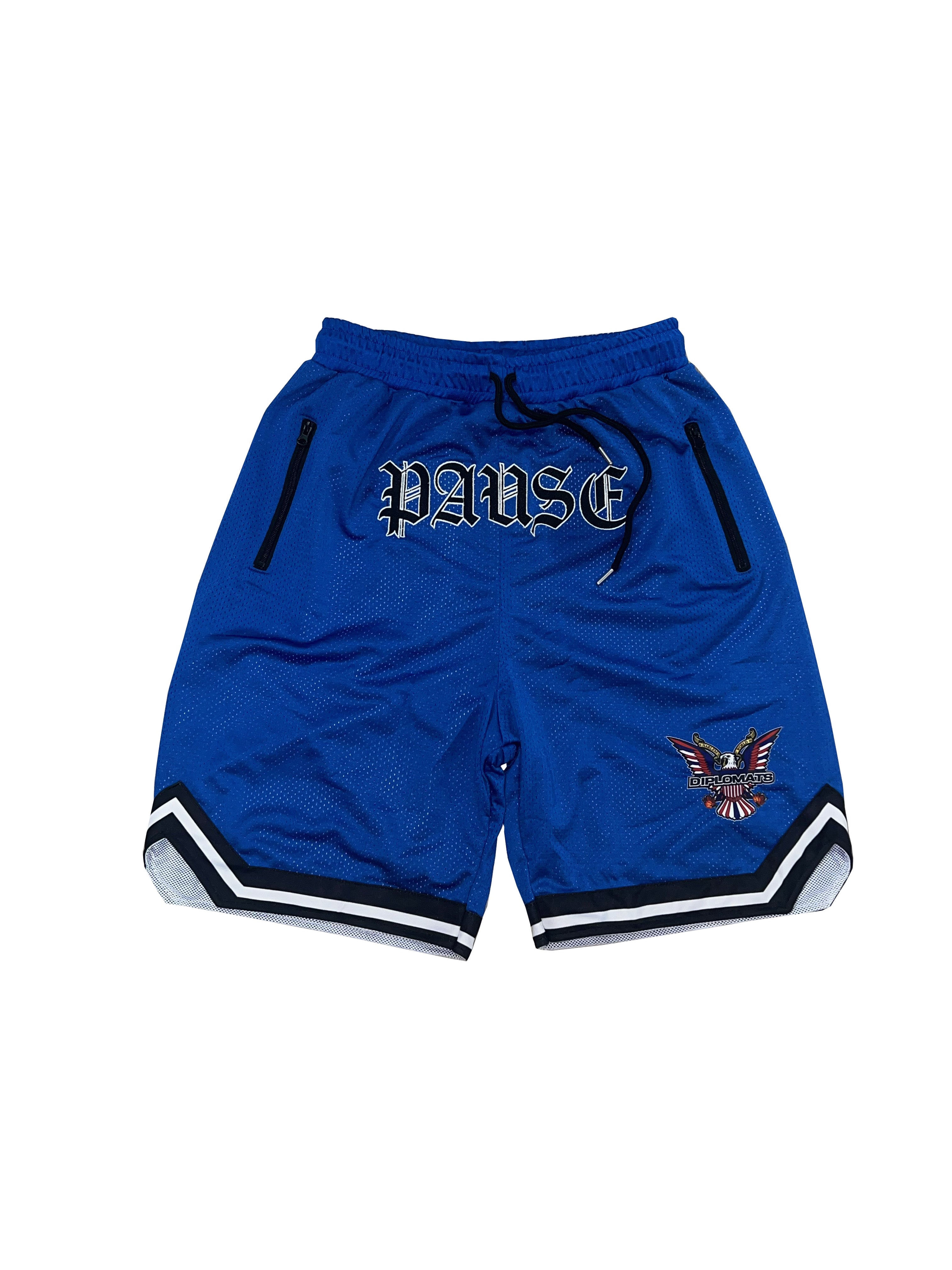 DipSet Couture Puase Shorts Blue