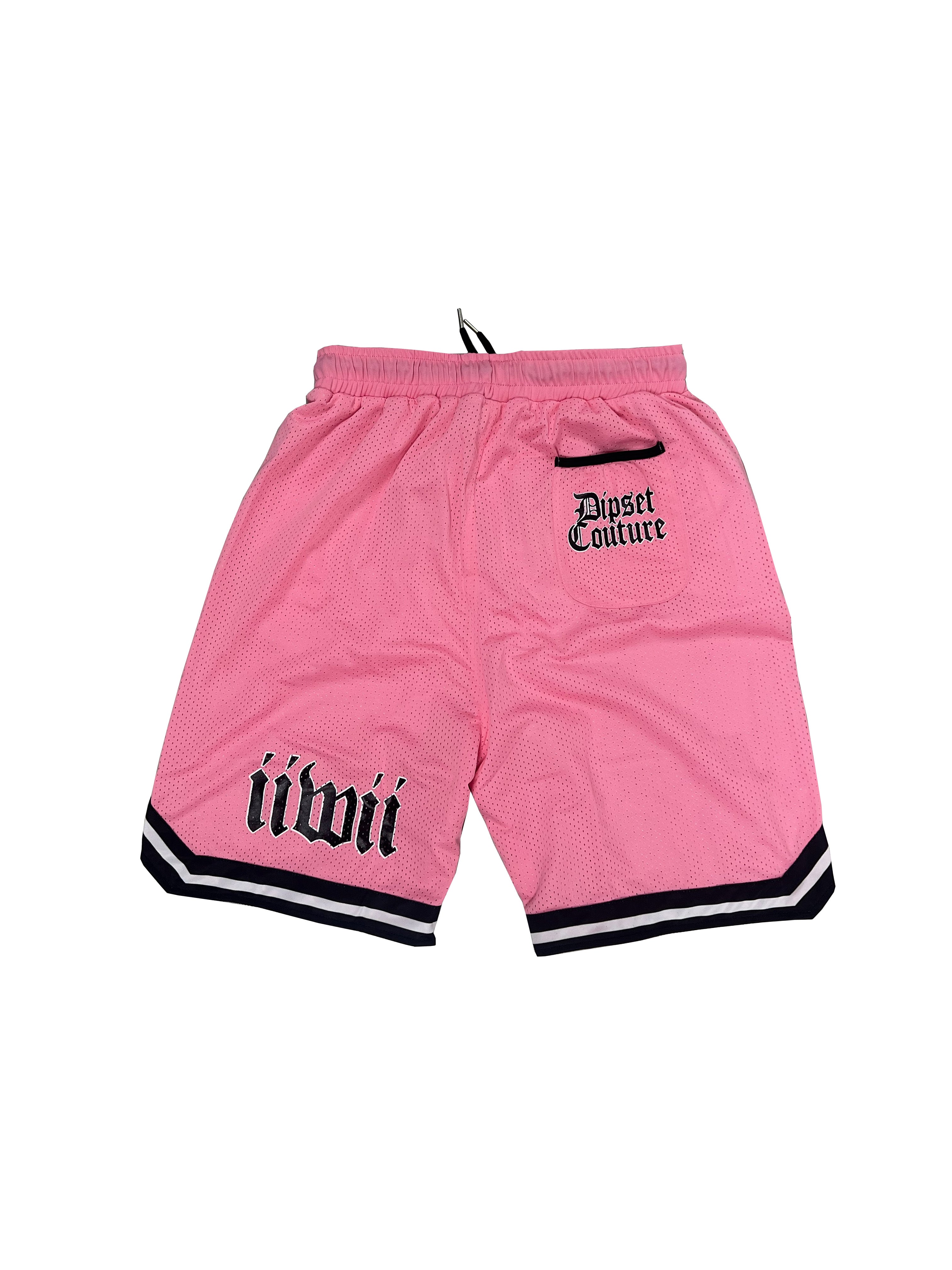 DipSet Couture Puase Shorts Pink