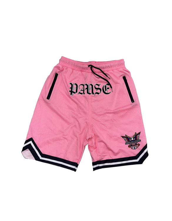 DipSet Couture Puase Shorts Pink