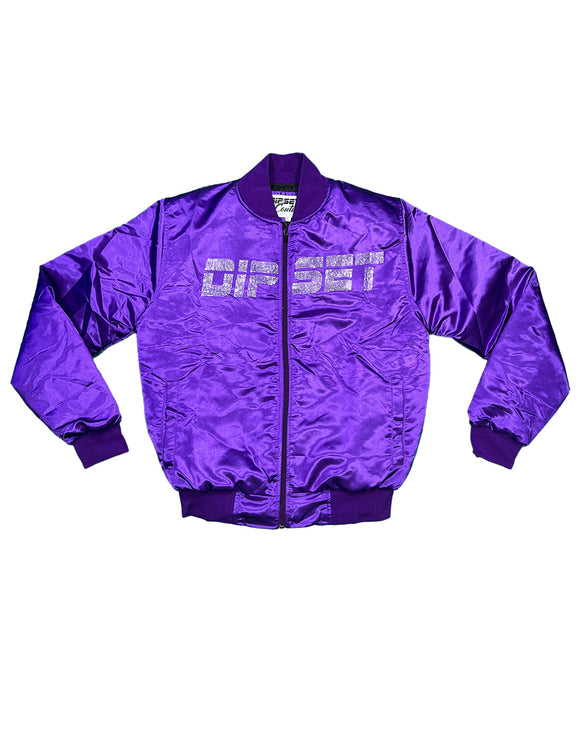 Dipset Bling Bomber Jacket Purple