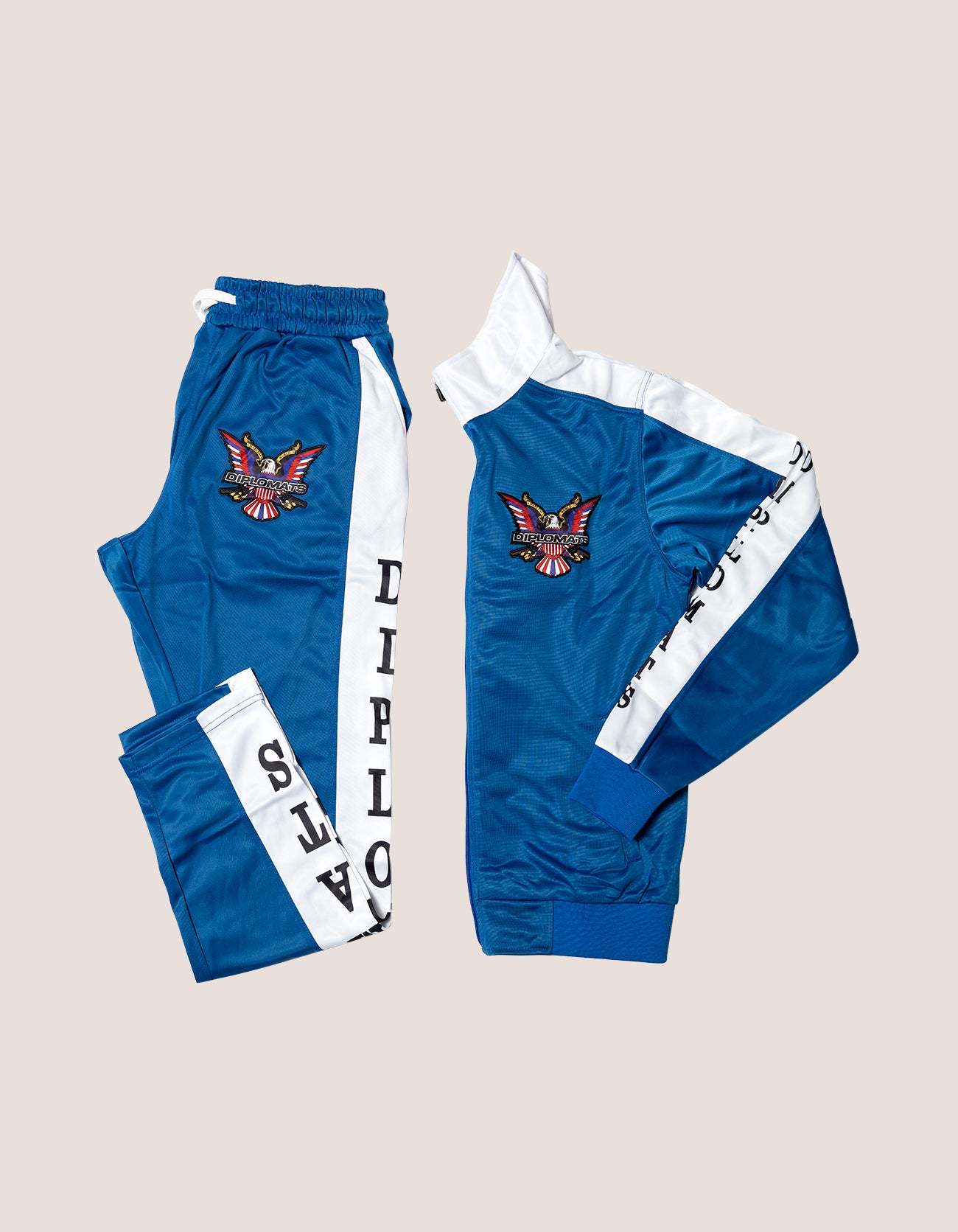 DIPSET Couture Blue/White Classic Track Suit