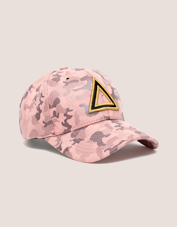 TRI x KILLA Camo Suede Pink Baseball hat