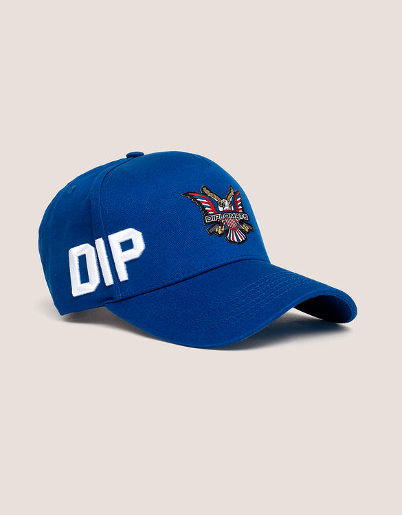 DIPSET COUTURE COTTON ROCKSTAR HAT BLUE