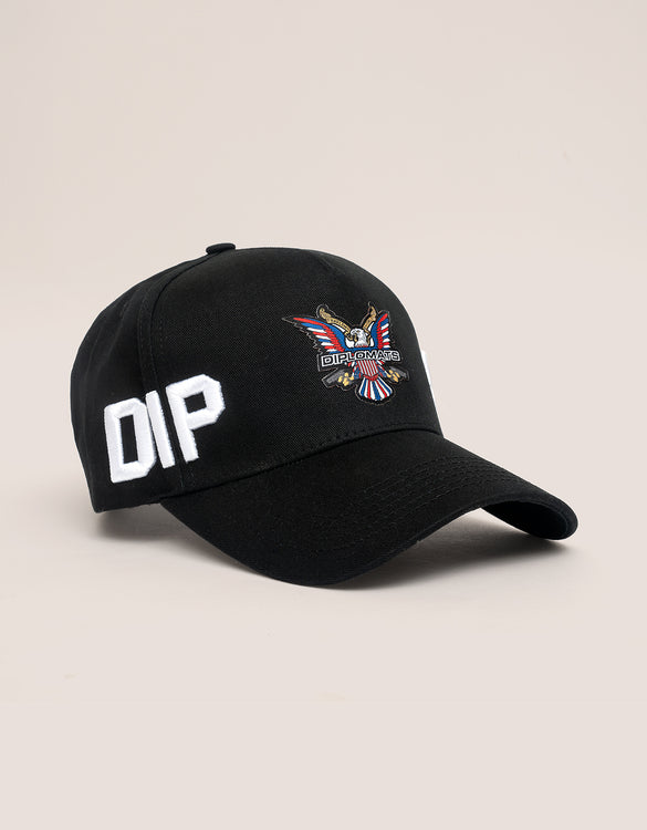 DIPSET COUTURE COTTON ROCKSTAR HAT BLACK