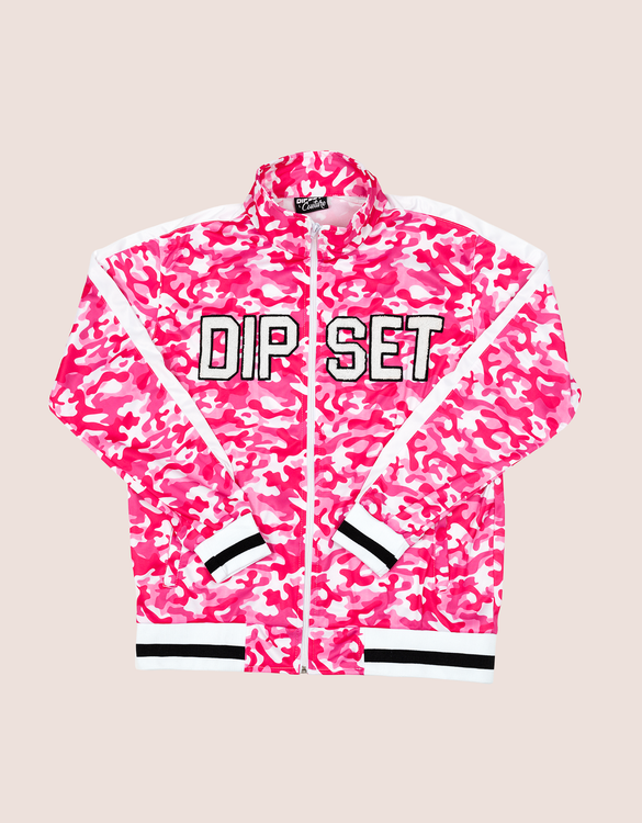 Women's PINK CAMO TRACK JACKET