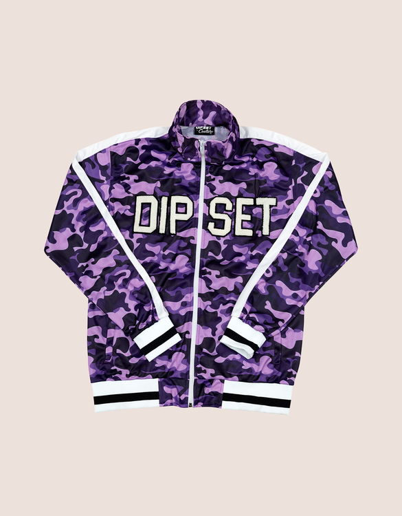 Women's PURPLE CAMO TRACK JACKET