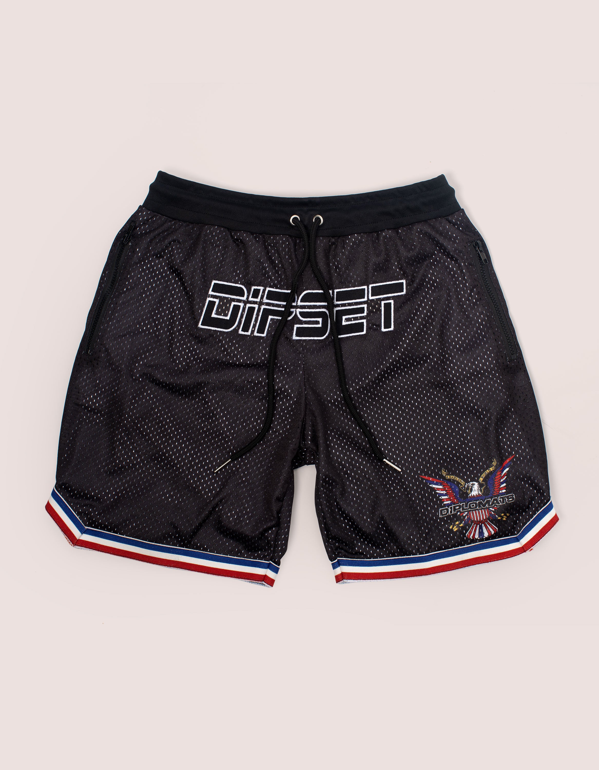 DIPSET Black BBall Shorts