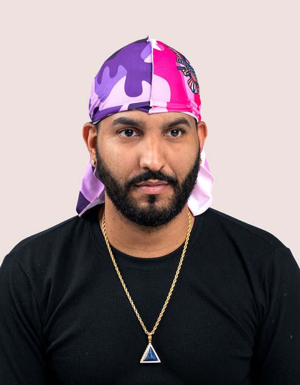 PINK/PURPLE CAMO Durag