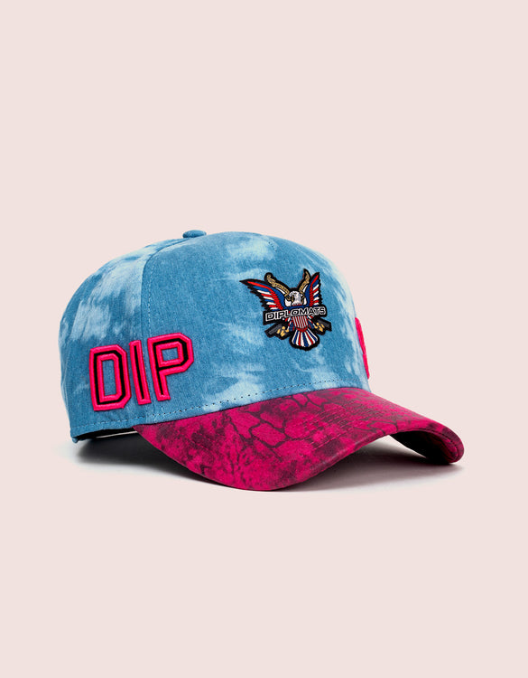 DIPSET COUTURE DENIM ROCKSTAR HAT PINK