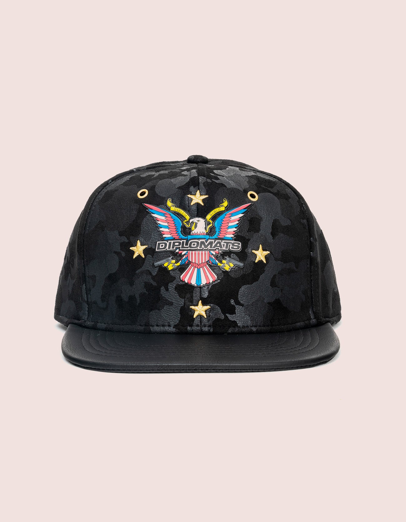 BLACK SUEDE CAMO STAR OG HAT