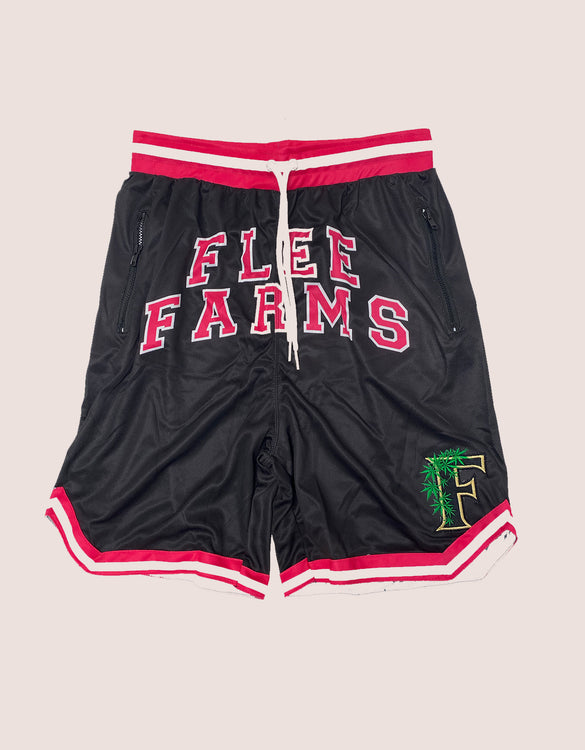 Flee Farms BB shorts Black / Pink