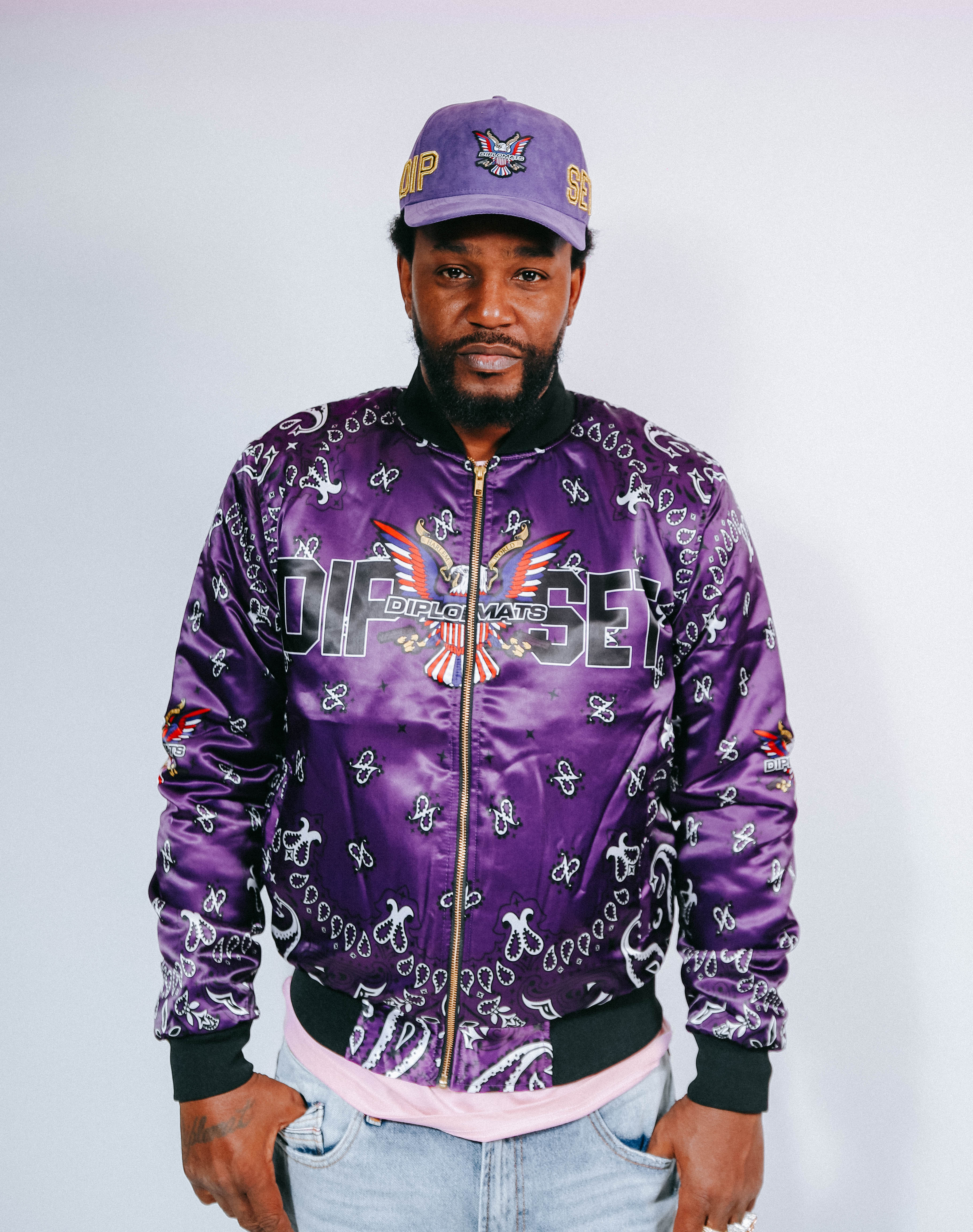 DIPSET Couture RED Bomber Jacket