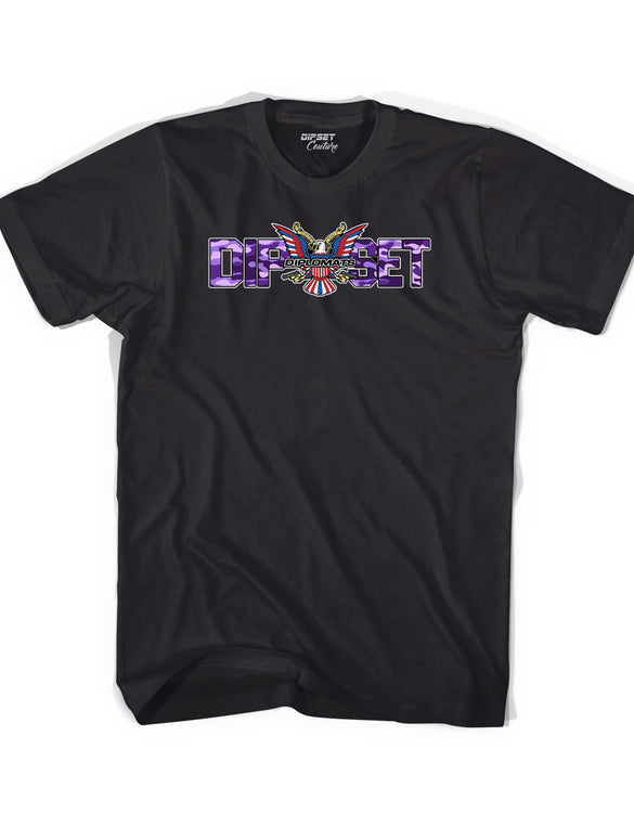 Purple Camo Dipset Couture T