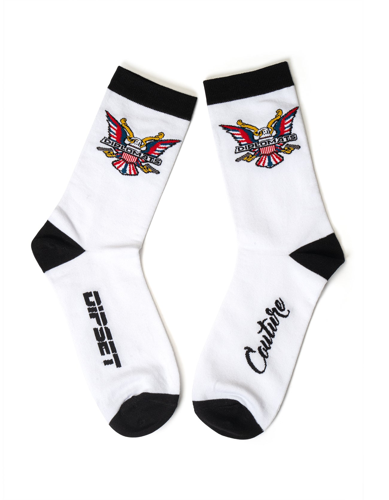 Black & White Dipset Couture Socks