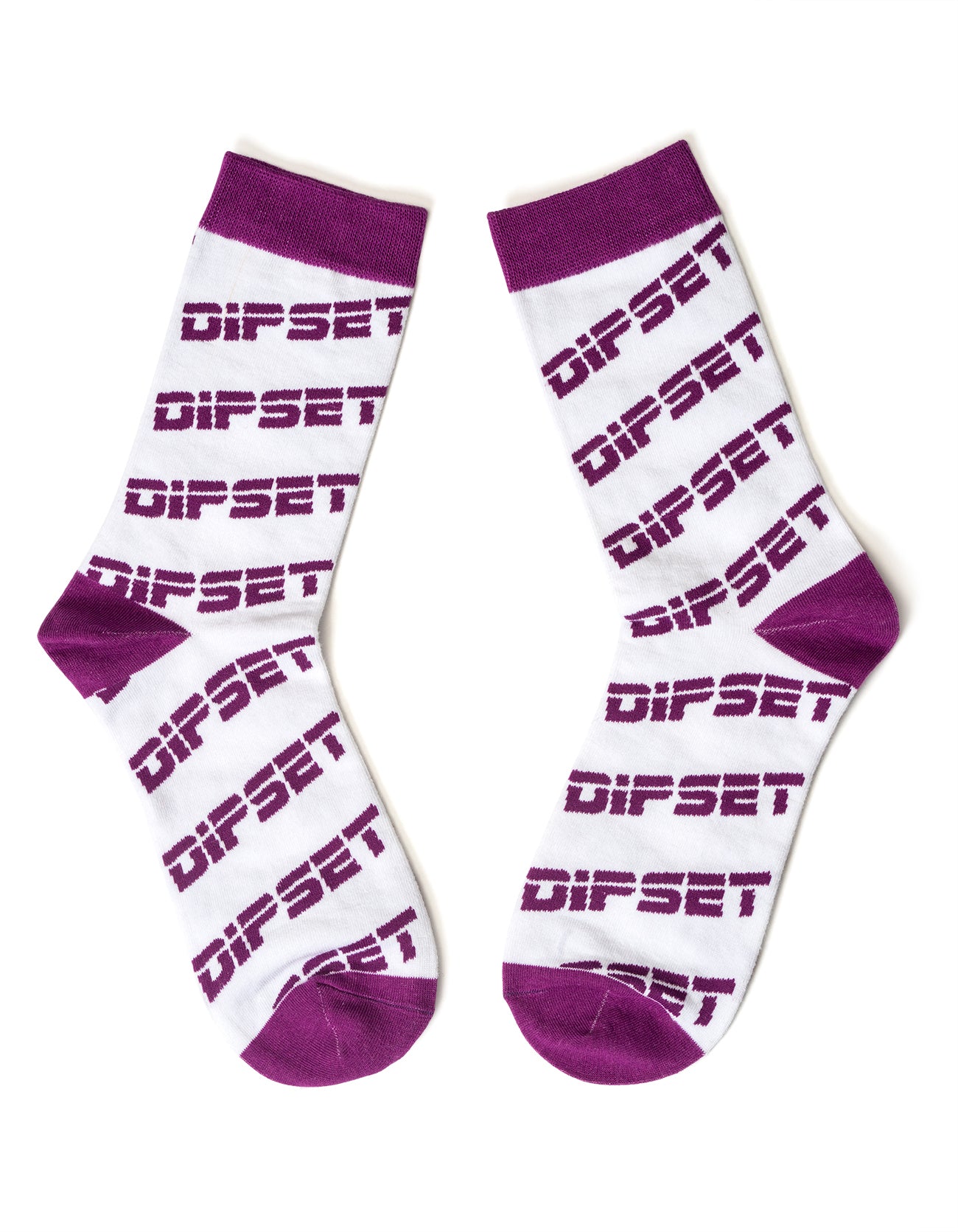 Purple Dipset ALL over Couture Socks