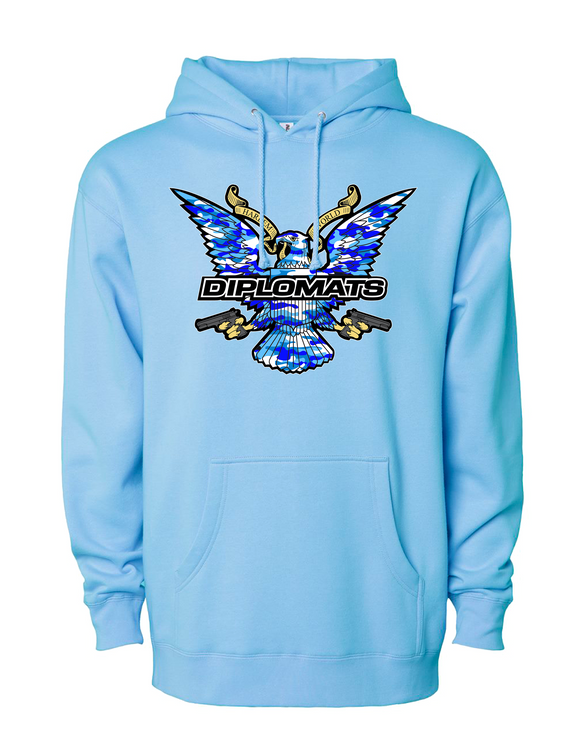 Blue Camo Eagle Hoodie