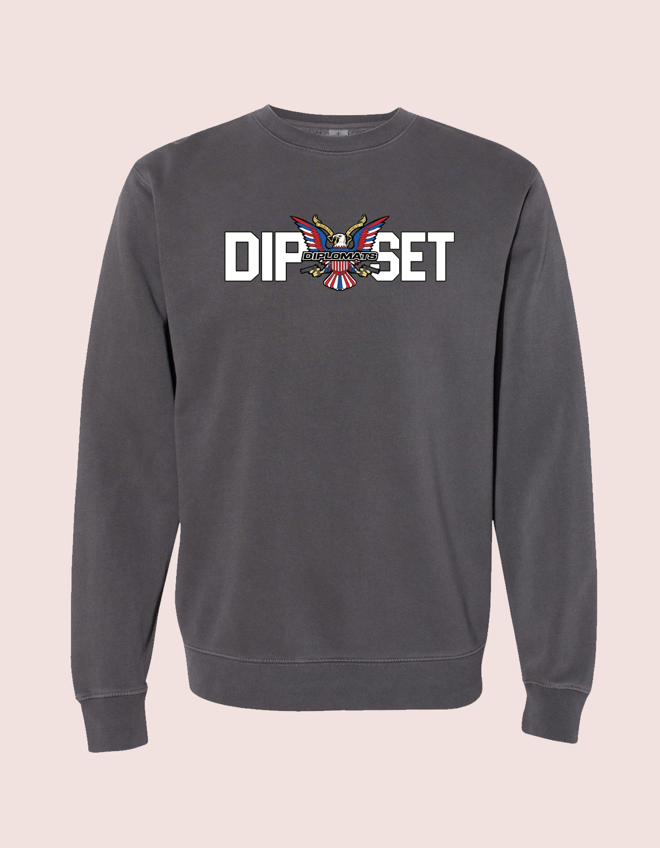 Vintage Washed Black Dipset Crewneck Sweater