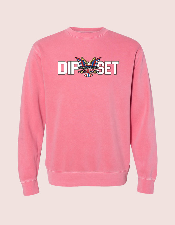 Vintage Washed Pink Dipset Crewneck Sweater