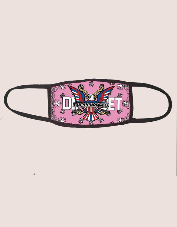 Pink Bandana Mask