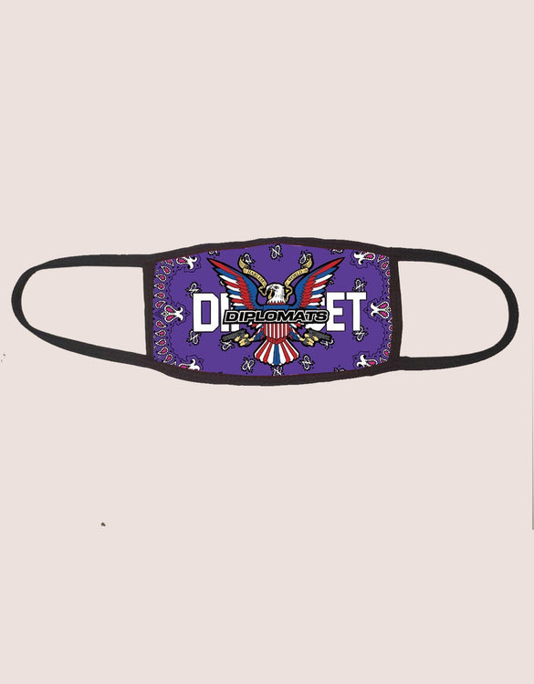 Purple Bandana Mask